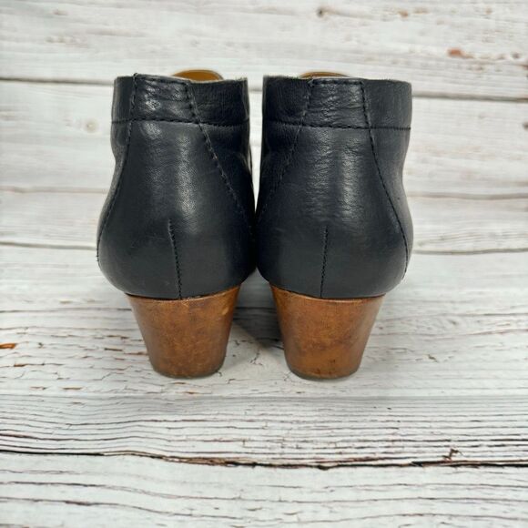 Kork-Ease Helene Leather Lace Up Heeled Bootie Boot Women’s Size 8 Boho - Picture 5 of 11